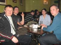 Перед вылетом в Токио. Москва, Irish Bar в Шереметьево.